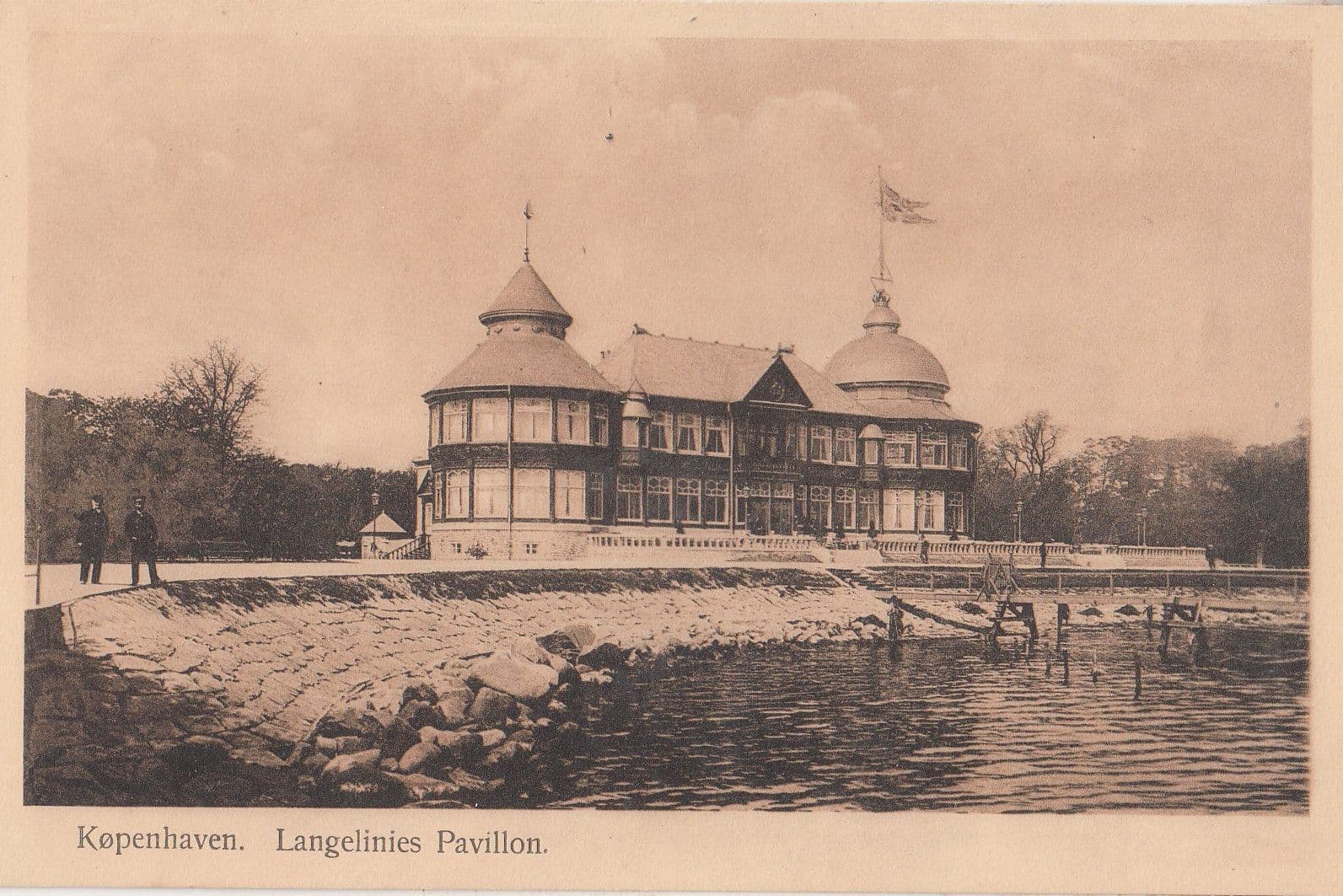 Copenhagen Langelinies Pavillion Postcard
