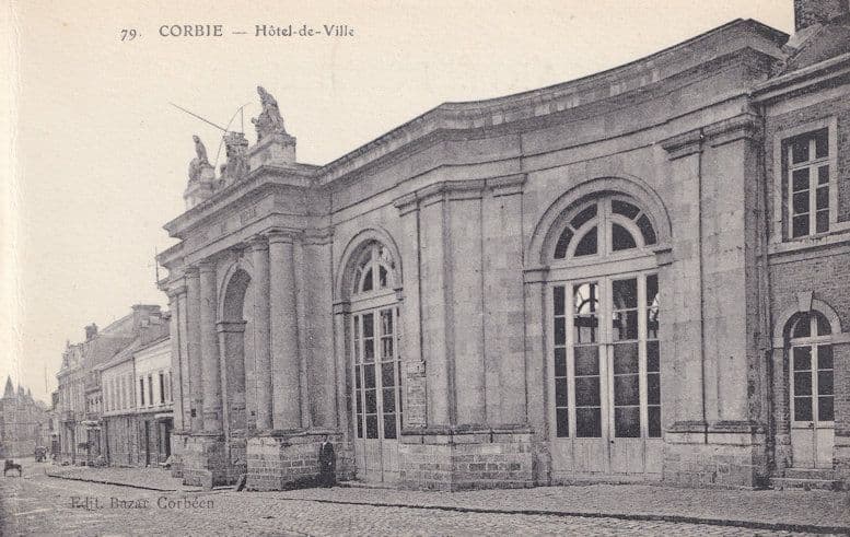 Corbie L'Hotel de Ville Old Hauts De France French Postcard
