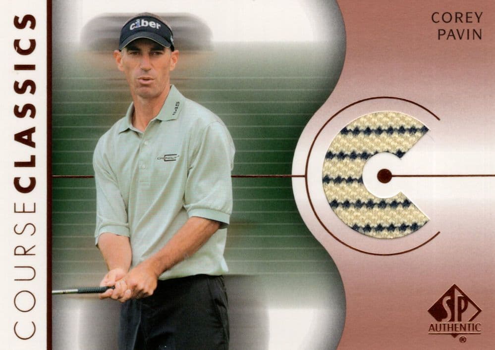 Corey Pavin Course Classics 2003 Authentic Worn PGA Tour Golf Shirt Card