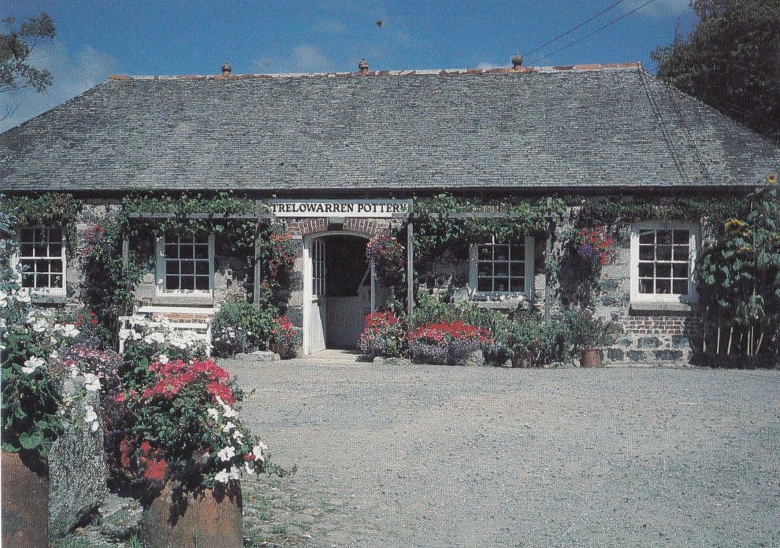 Cornwall Trelowarren Pottery Rug Makers Postcard