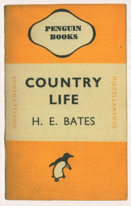 Country Life HE Bates 1943 Book Postcard