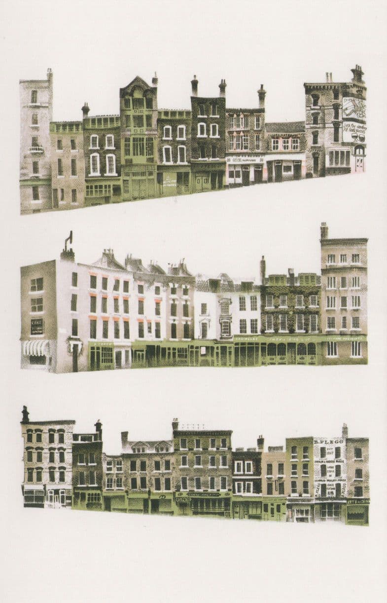 Covent Garden London Mercer Street Demolition Threat Postcard