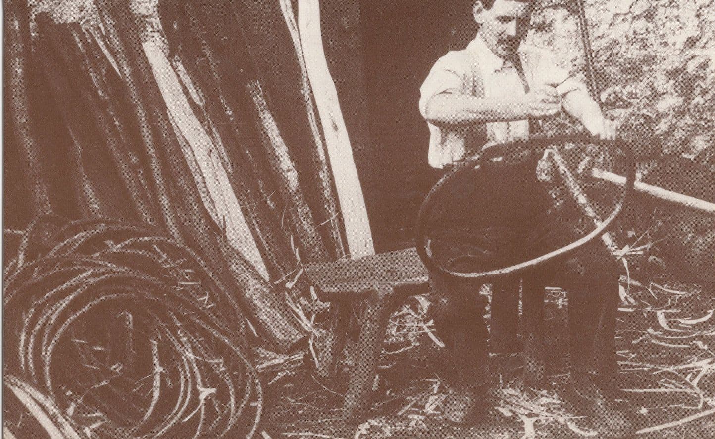 Crafts Labourer at Eskdale Valley Cumbria Postcard