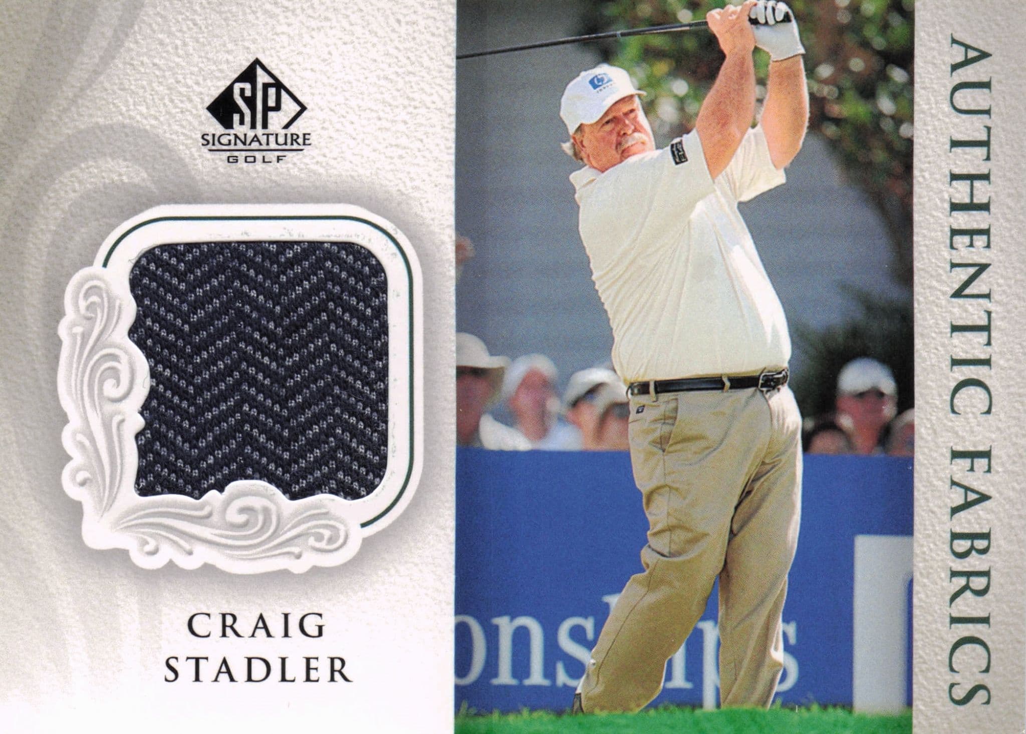 Craig Stadler Authentic Fabrics 2004 Upper Deck Real Golf Shirt Card