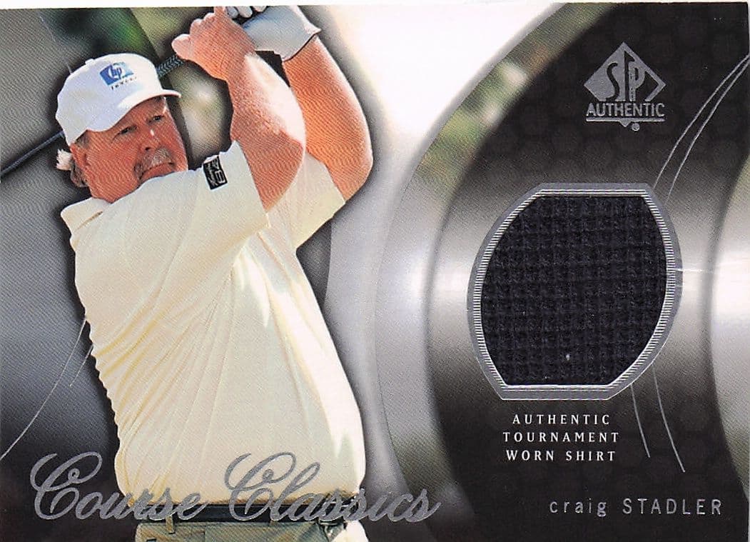 Craig Stadler Course Classics 2004 Authentic Tournament Upper Deck Golf Shirt Card