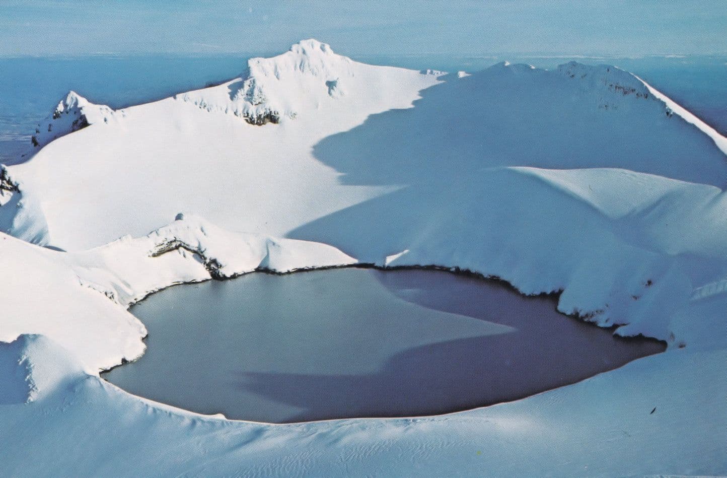 Crater Lake Mount Ruapehu Tongariro National Park New Zealand Postcard