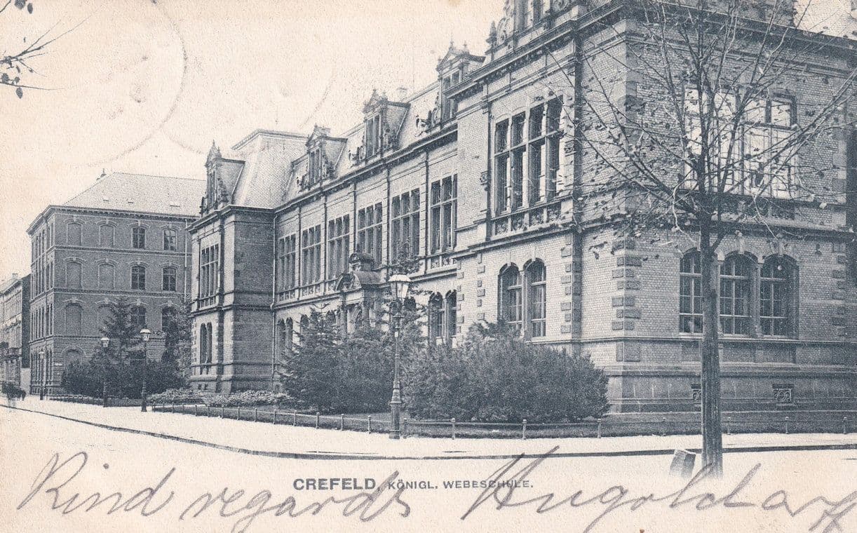 Crefeld Konigl University Germany Old Postcard