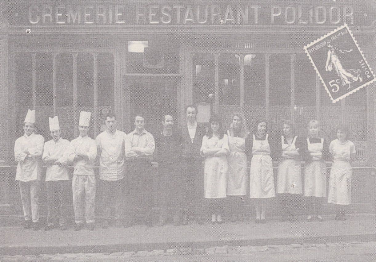Cremerie Restaurant Polidor Paris France Advertising Postcard