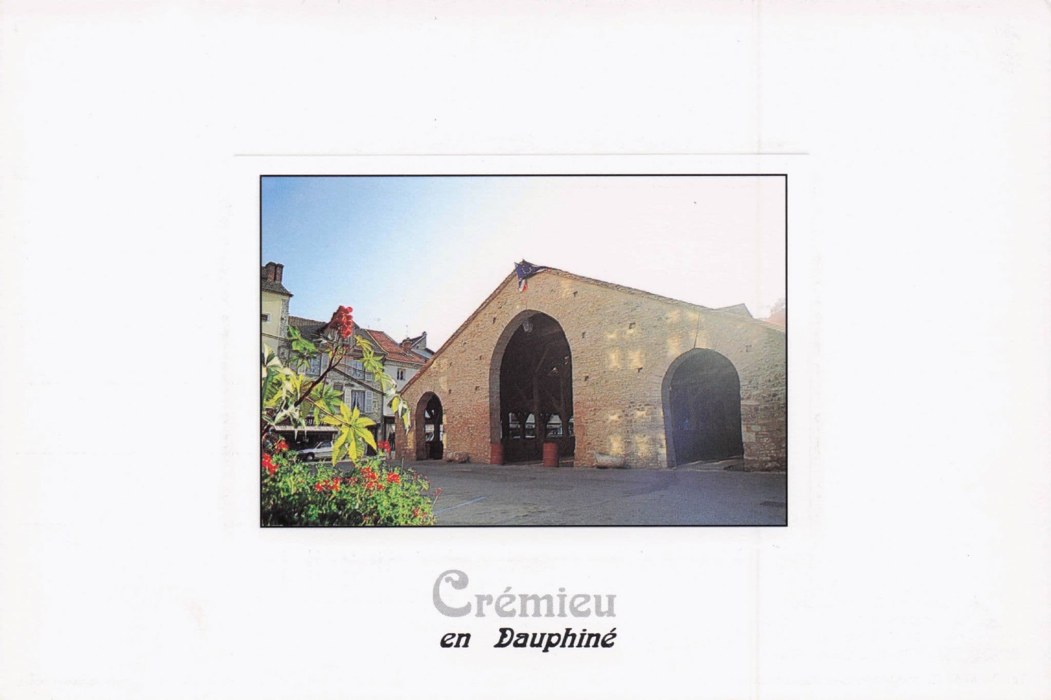 Cremieu En Dauphine La Halle Upmarket French Postcard