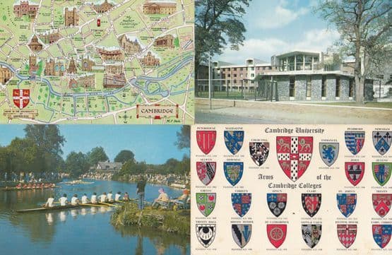 Cripps Court at Selwyn College Cambridge 1970s 4x Postcard