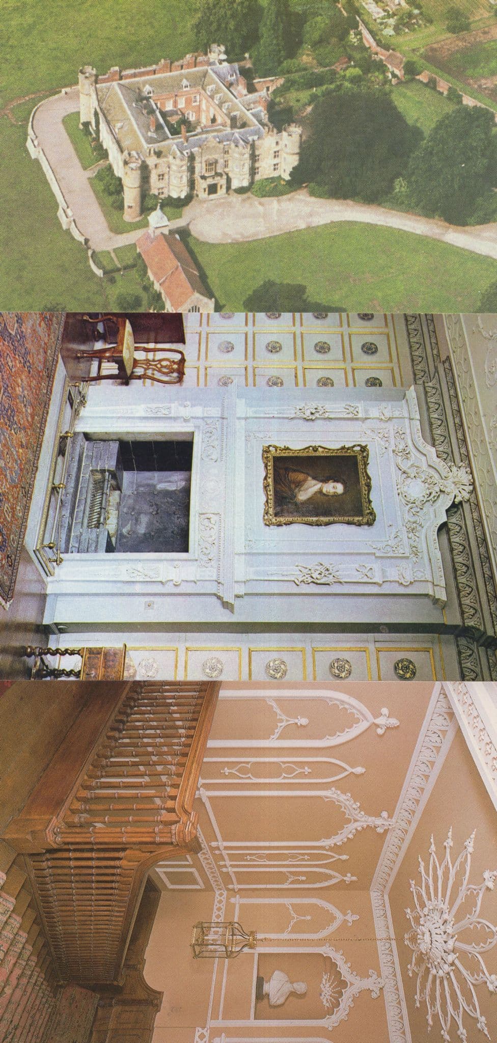 Croft Castle Leominster Herefordshire Elizabeth Cowper Painting 3x Postcard