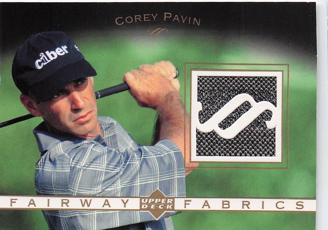 Curtis Strange Fairway Fabrics 2003 Golf Shirt Relic Trade Card