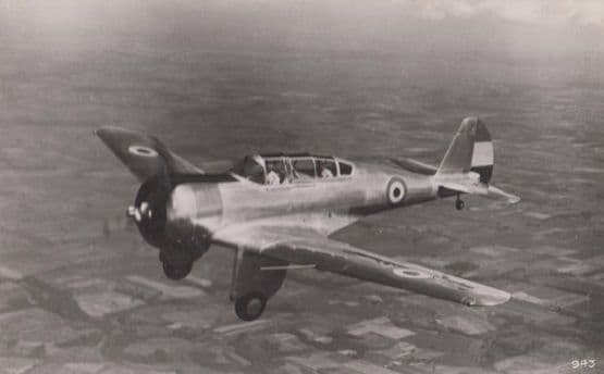 Curtiss Wright CW-19 Military Training Plane Vintage Plain Back Postcard Photo
