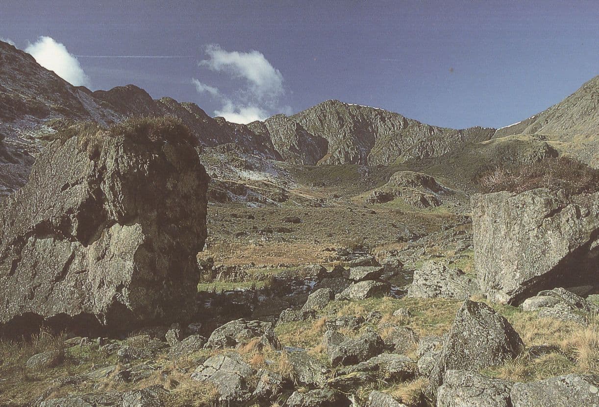 Cwm Cau Cedair Idris Mid Wales Rare Real Photo Postcard