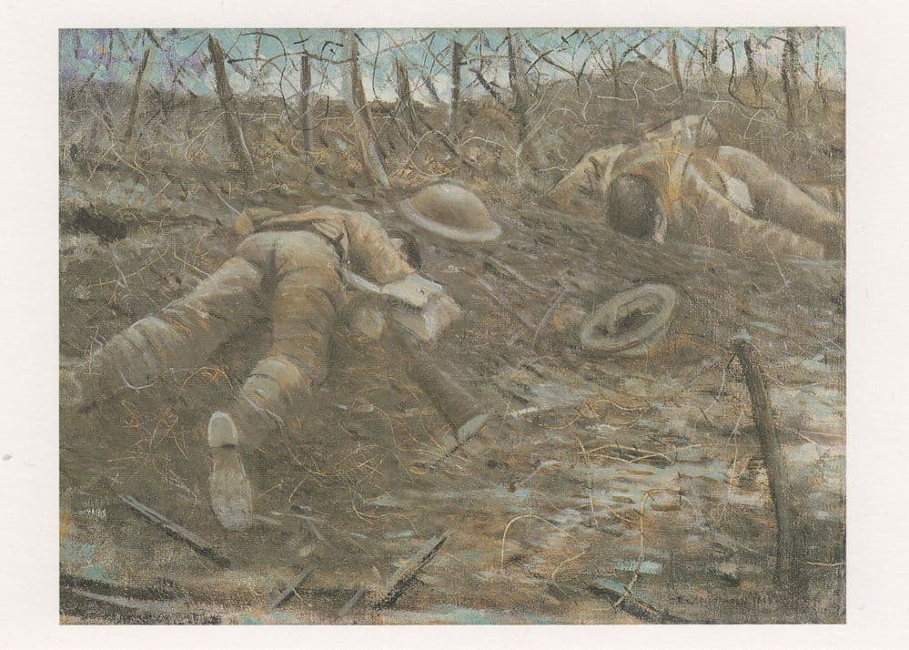 CWR Nevinson Paths Of Glory WW1 Military Painting Postcard