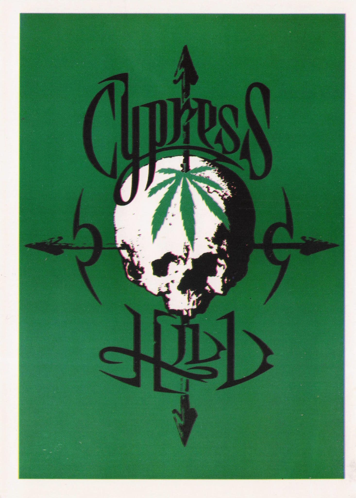 Cypress Hill Heavy Rock Group Skull Poster Logo Postcard