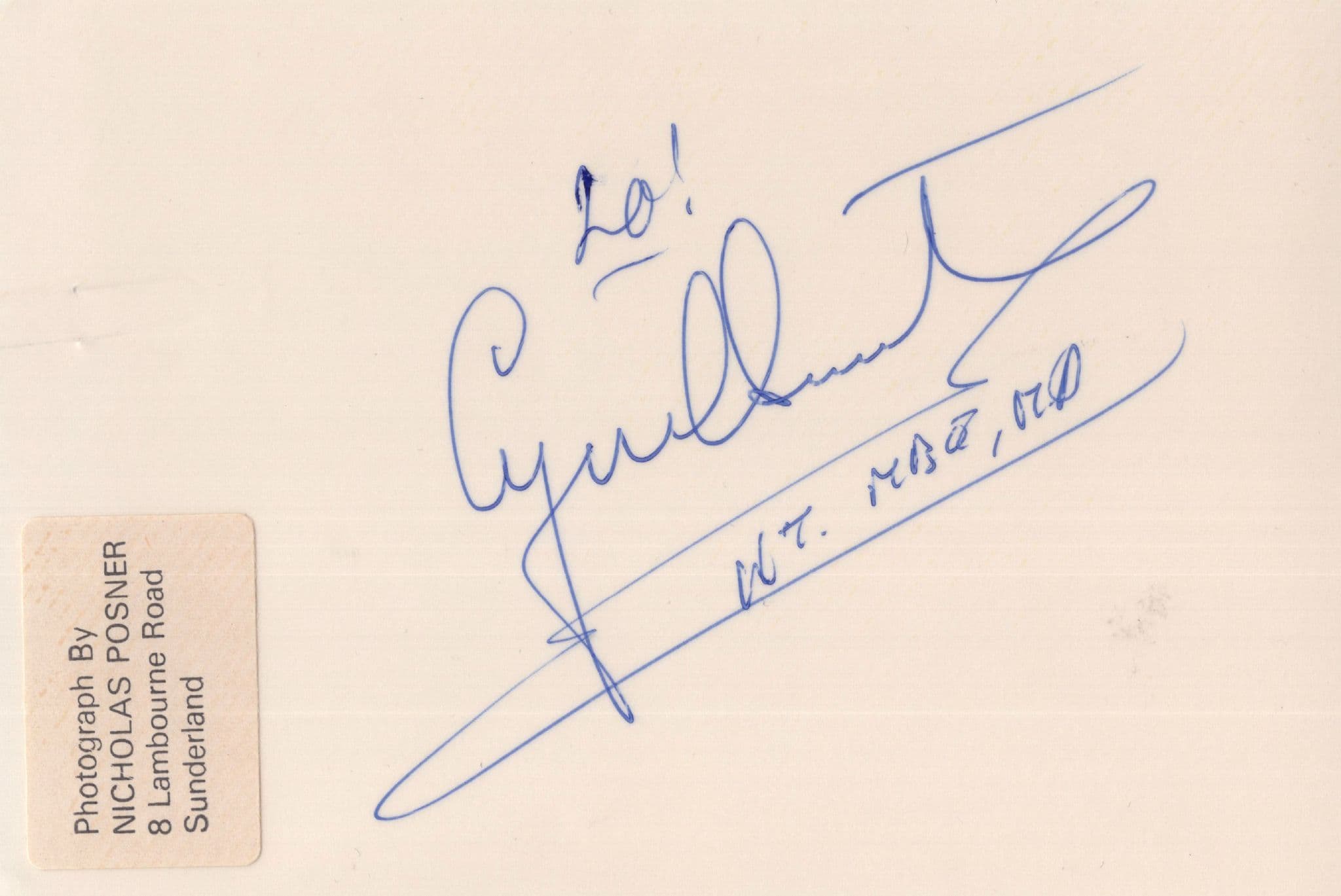 Cyril Smith 2x Autograph House Of Commons Letter & Hand Signed Photo Bundle