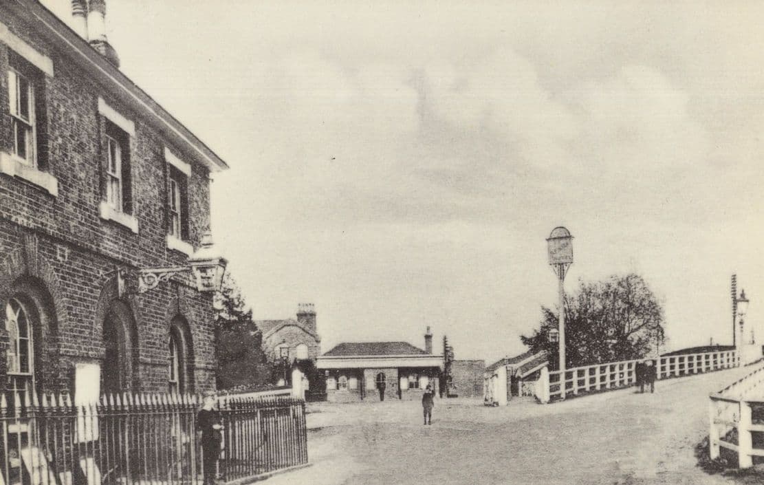 Dagenham Ilford Essex Police Station in 1910 Postcard