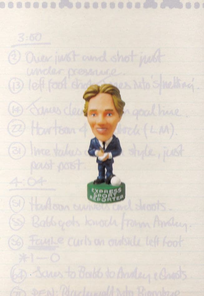 Daily Sunday Express Newspaper Sports Reporter Advertising Postcard