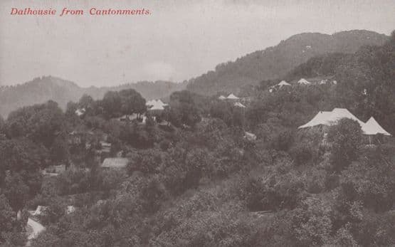 Dalhousie From Cantonments Antique Postcard