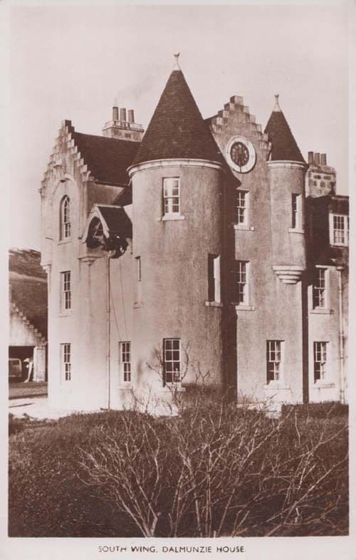 Dalmunzie House Hotel South Wing Glenshee Vintage Antique Real Photo Postcard