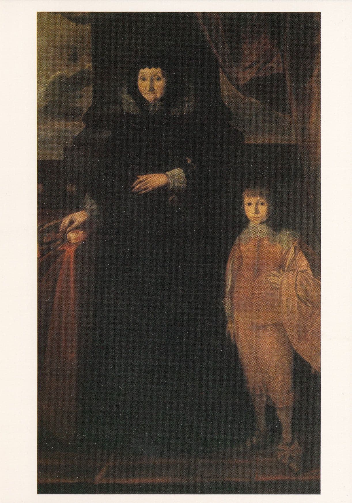 Dame Dorothy Selby Ightham Mote Kent Painting Postcard