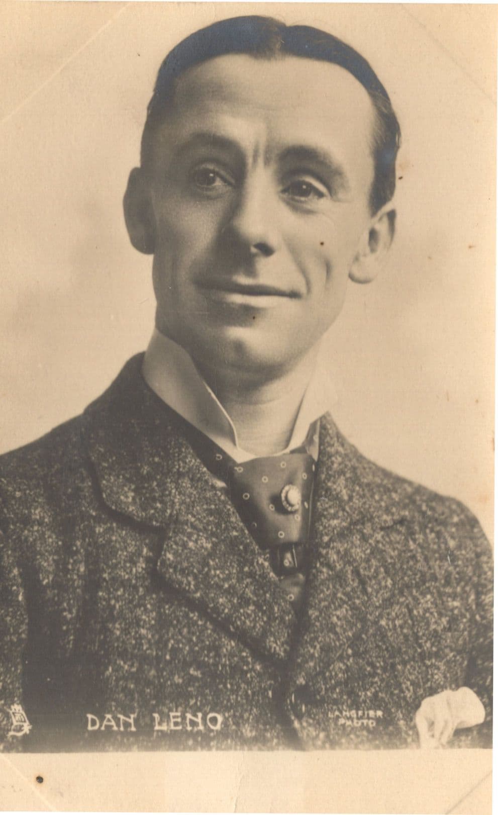 Dan Leno The Variety Stage Tucks Old Theatre Cheeky Grin Rare Postcard