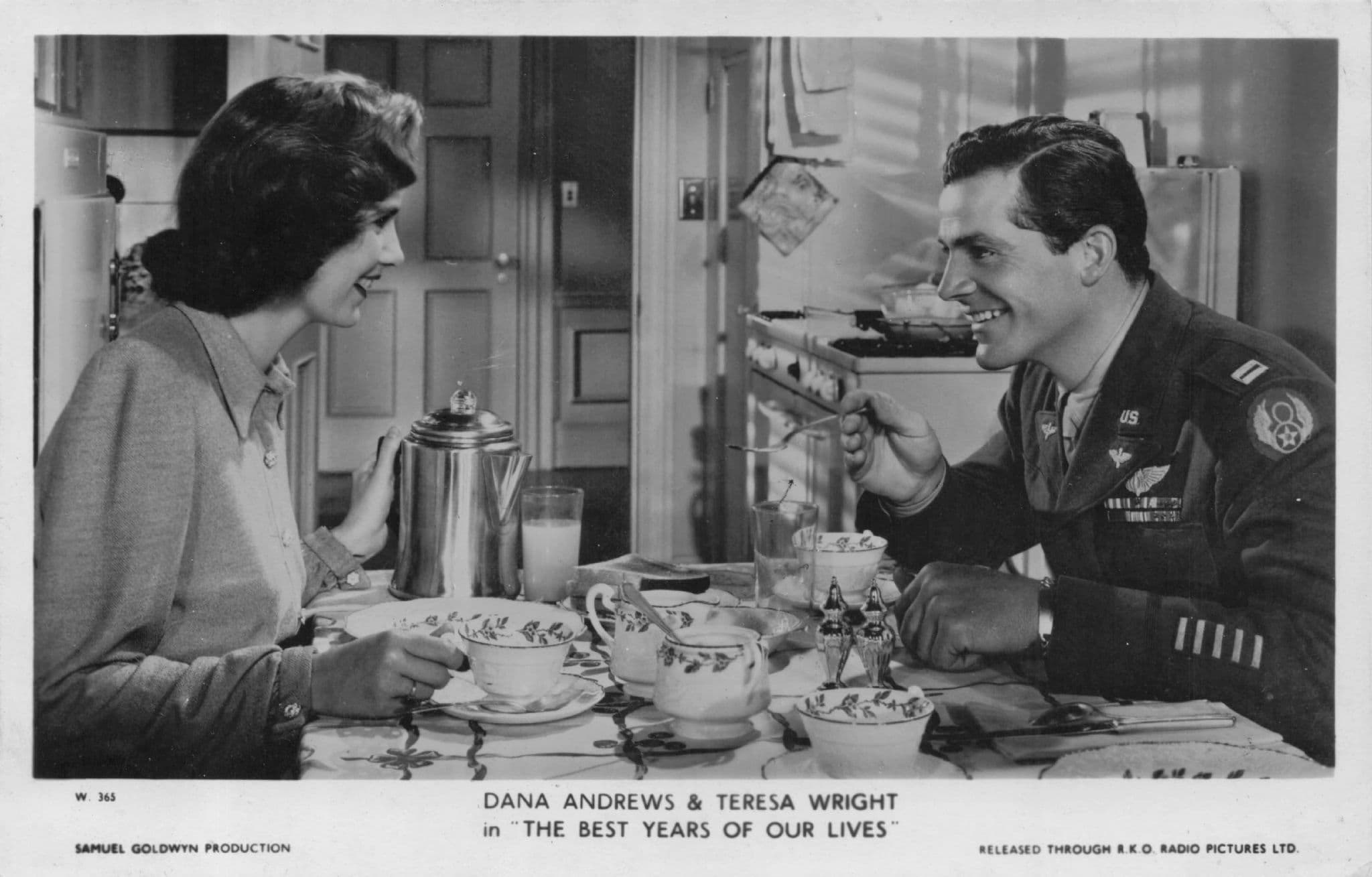 Dana Andrews Teresa Wright The Best Years Of Our Lives Film Postcard