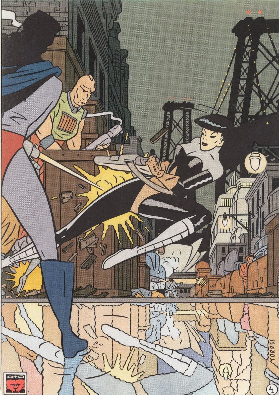 Daniel Torres Scarlet Frente Al Misterio Spanish Comic Postcard