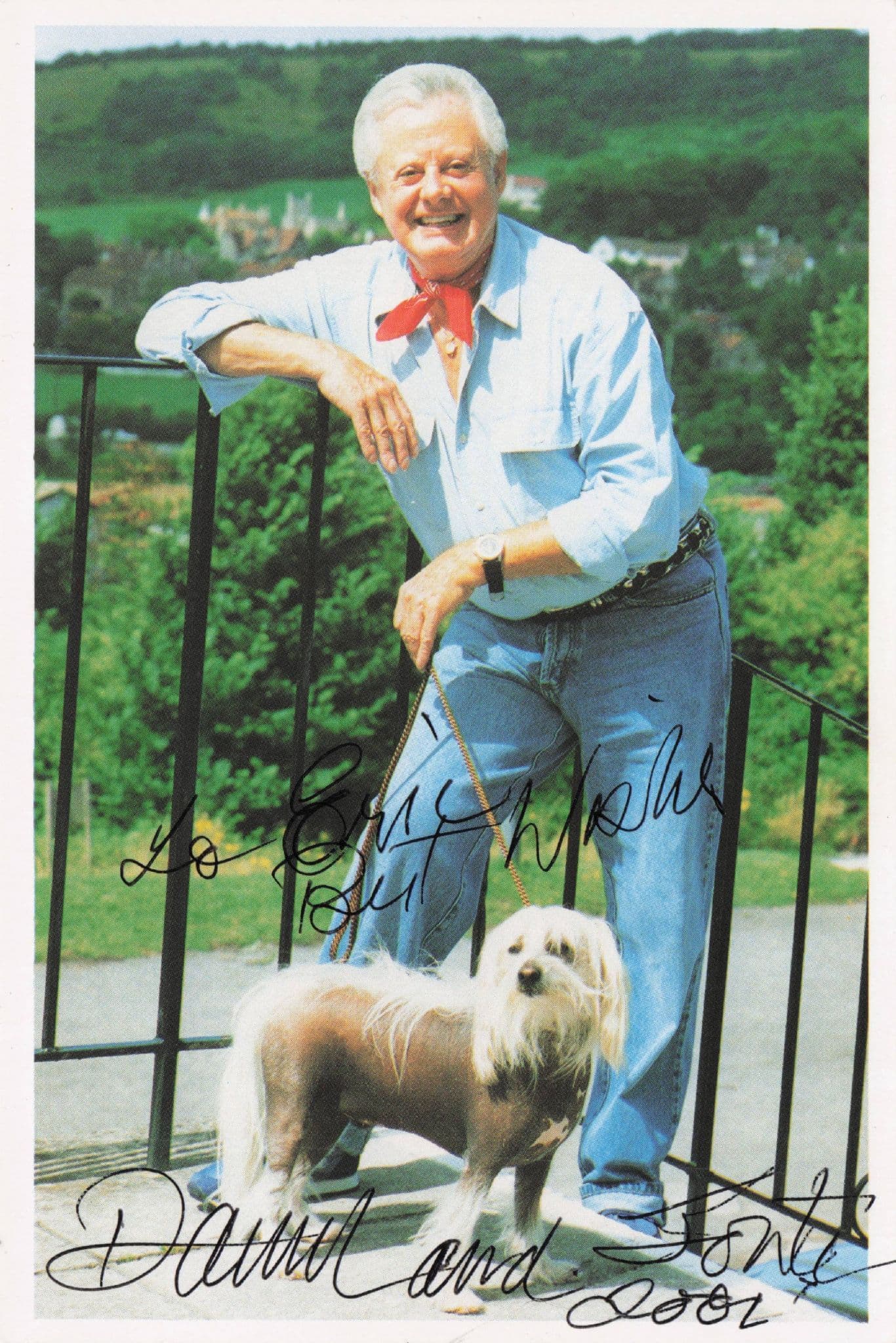 Danny La Rue LGBT Drag Queen Entertainer Hand Signed Photo