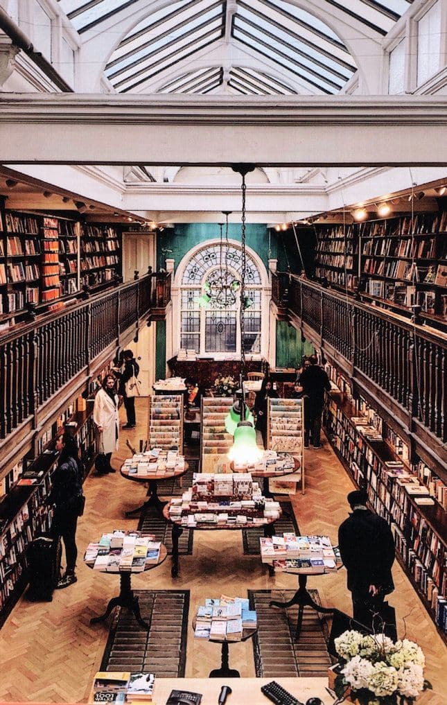 Daunt Book Shop Marleybone London Bookstore Postcard
