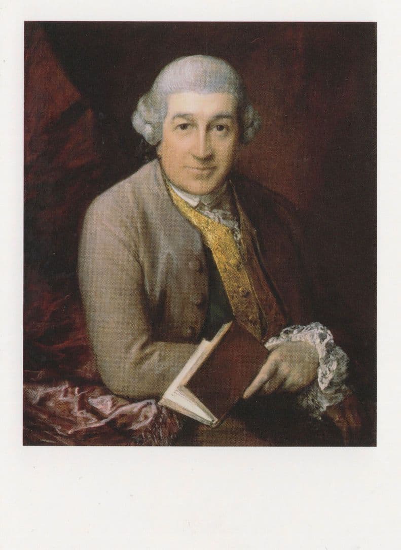 David Garrick Gainsborough London Portrait Gallery Painting Postcard