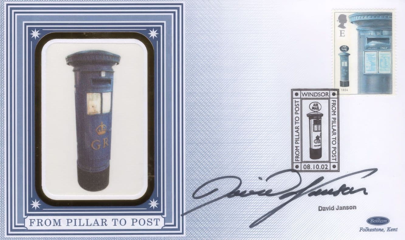 David Janson of Allo Allo Rare Hand Signed Benham First Day Cover FDC
