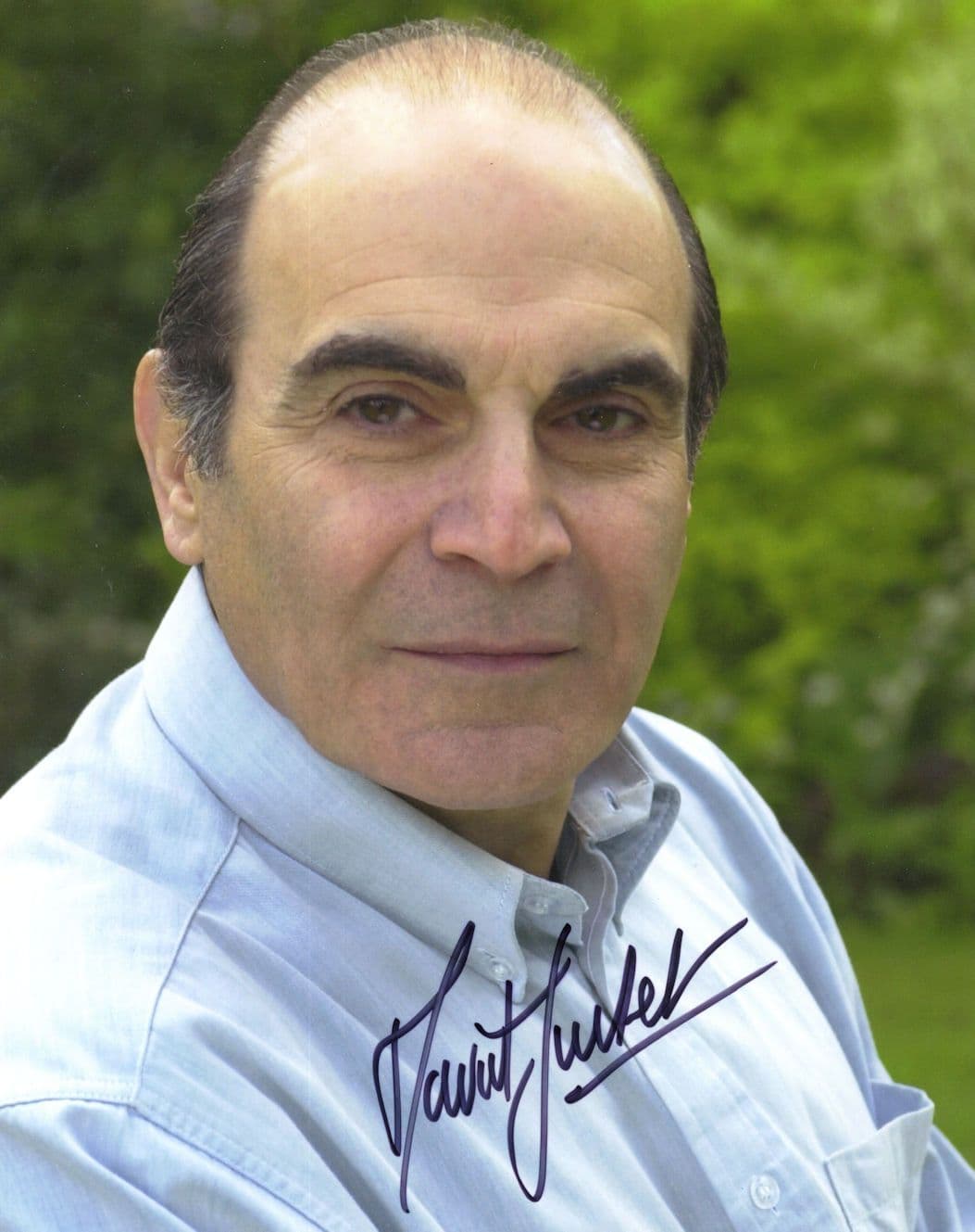 David Suchet Agatha Christie's Poirot 10x8 Hand Signed Photo