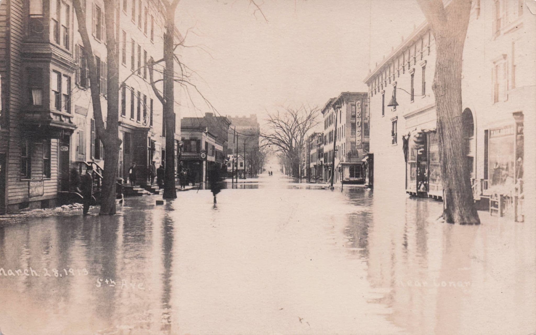 Dayton Ohio 1913 Disaster Floods USA Antique Rare Postcard