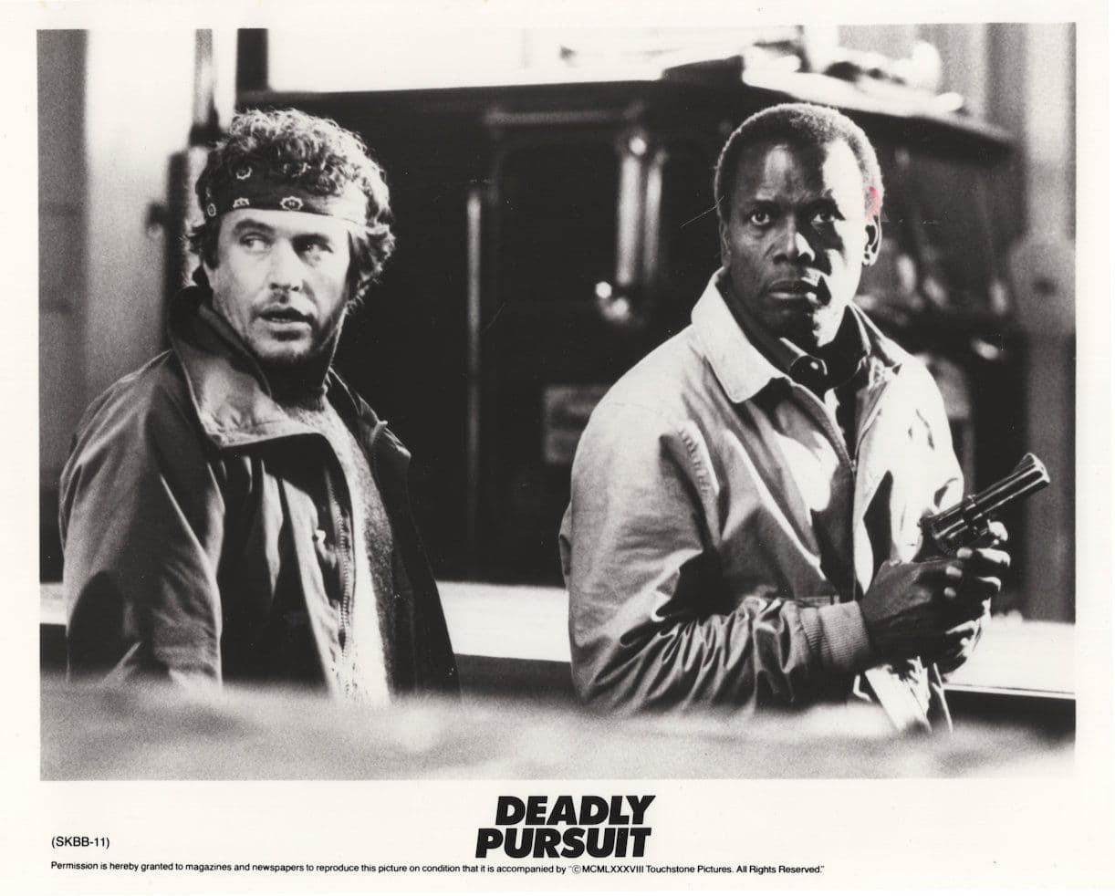 Deadly Pursuit Tom Berenger Sidney Poitier Film Lobbycard