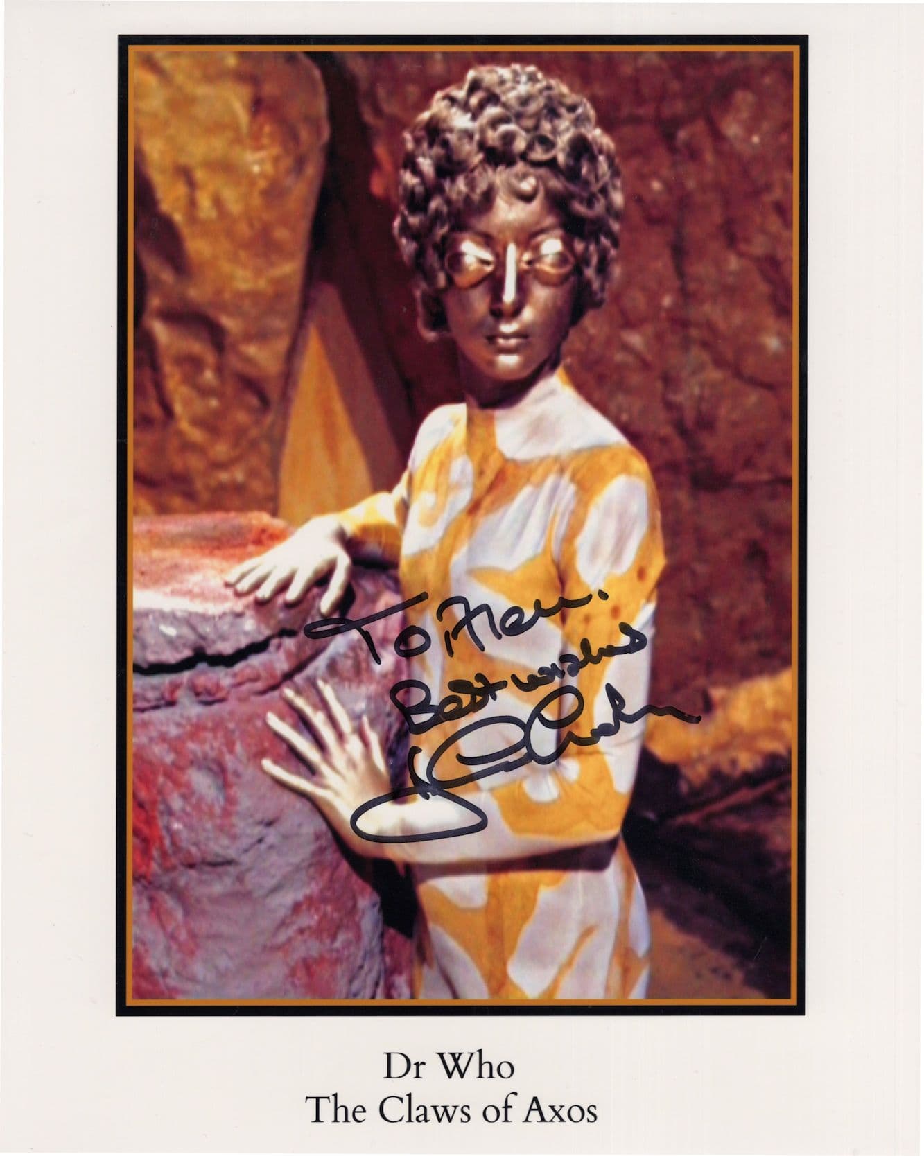 Debbie Lee London Dr Who 10x8 Hand Signed Autograph & COA PHOTO