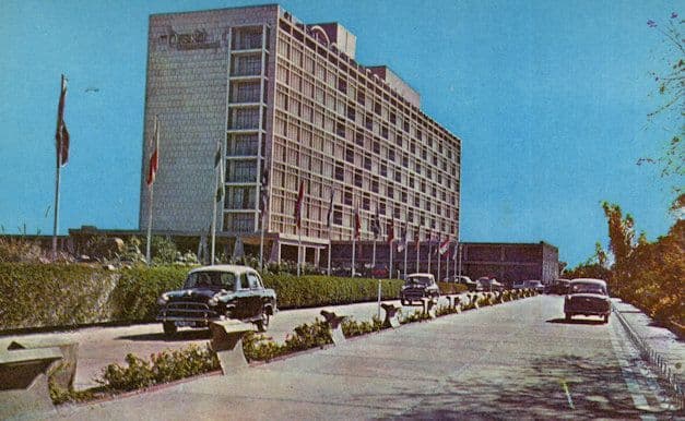 Delhi Oberoi Intercontinental Hotel Indian Postcard & Guest Message