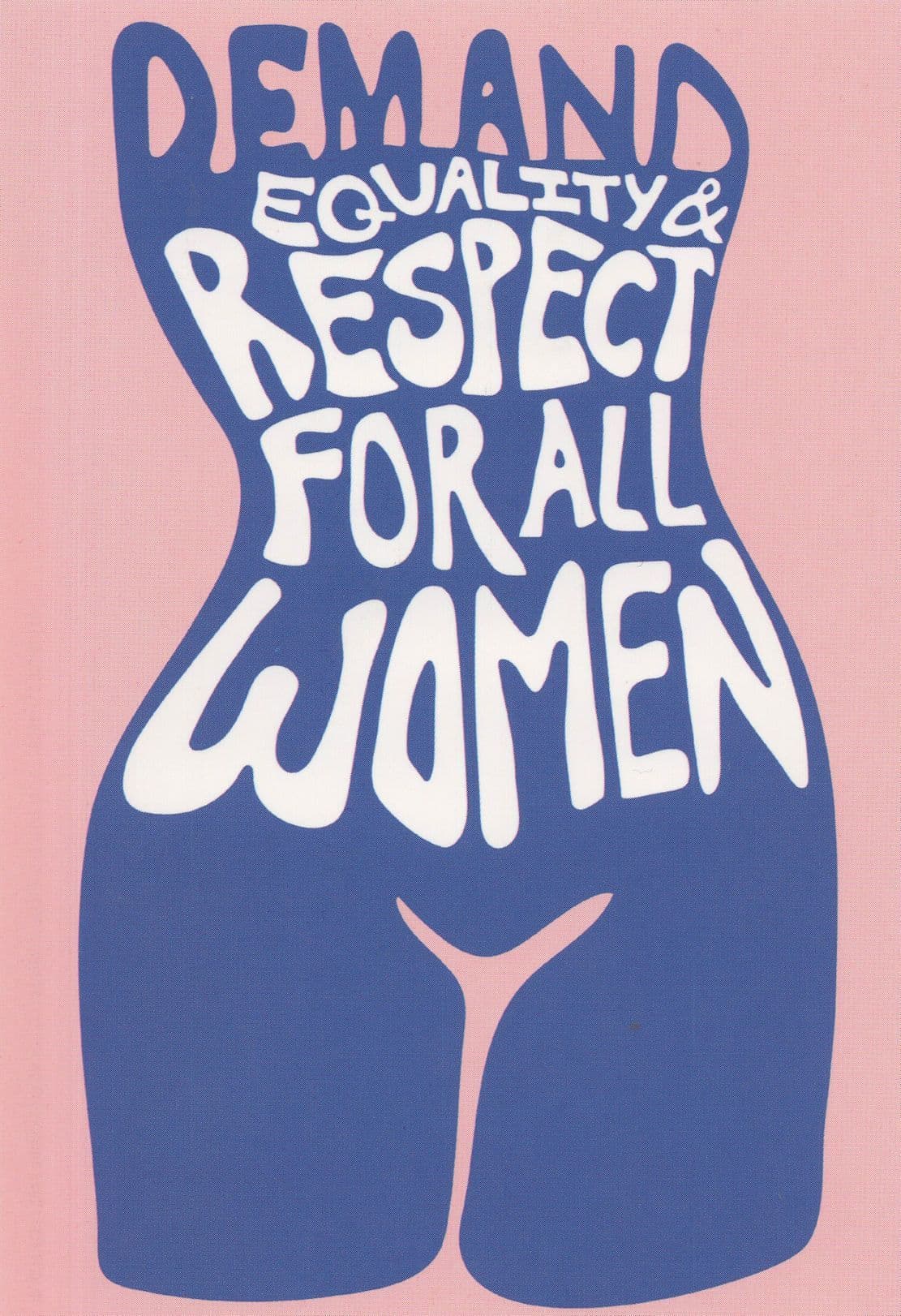Demand Womens Equality Respect Human Rights Campaign Postcard