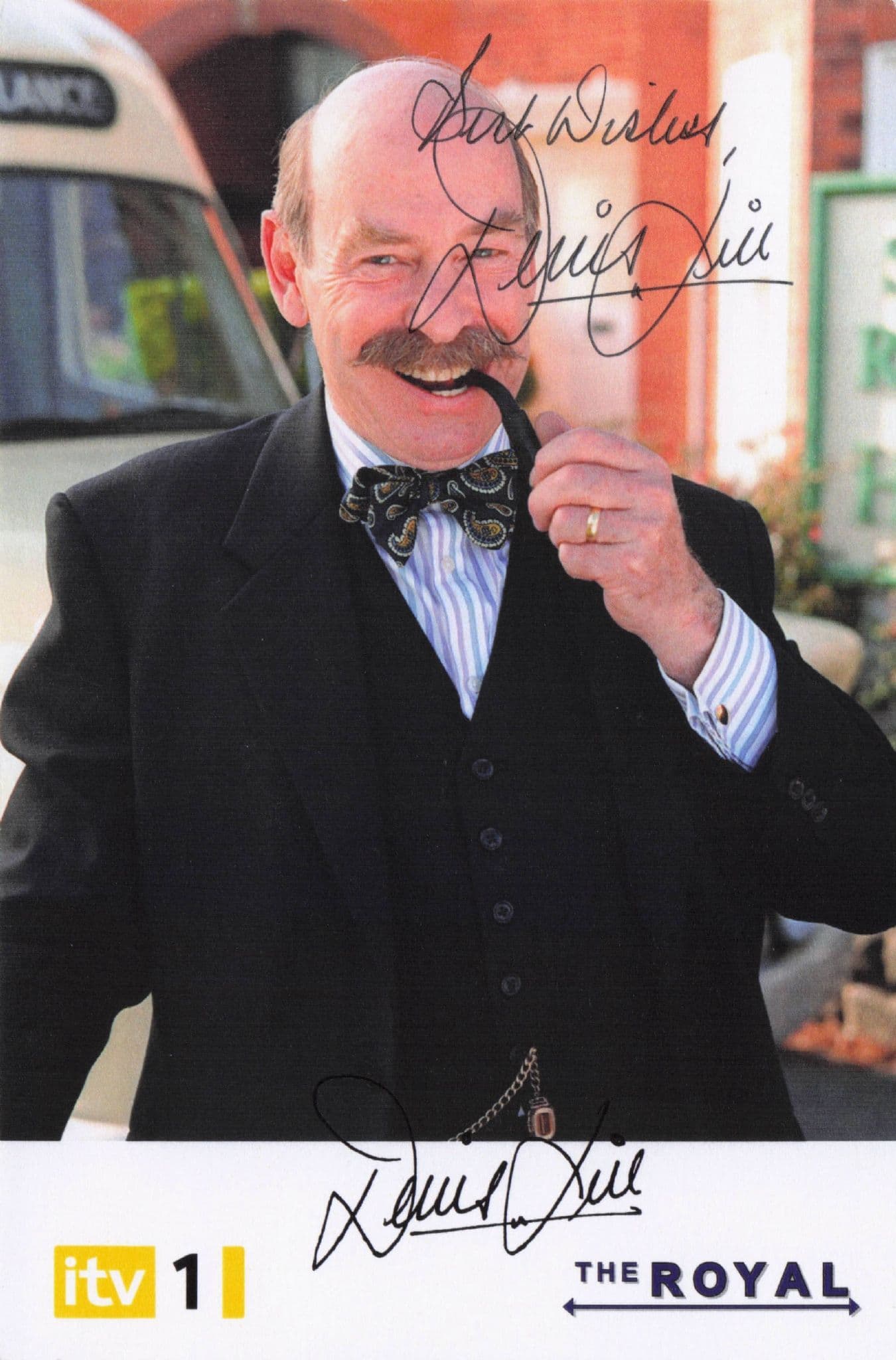 Dennis Lill Mr Rose The Royal Only Fools & Horses HAND Signed Cast Card Photo