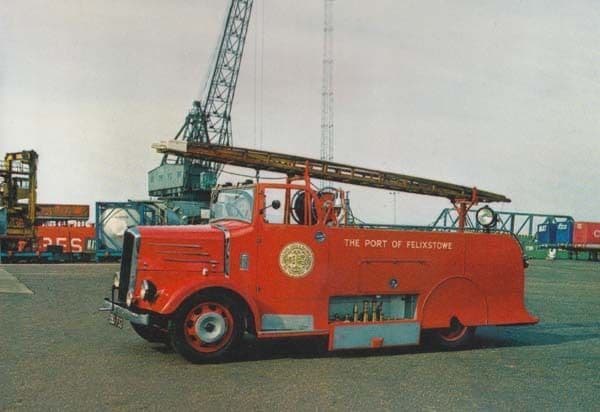 Dennis New World Light Needham Market Suffolk Brigade Rare Fire Engine Postcard