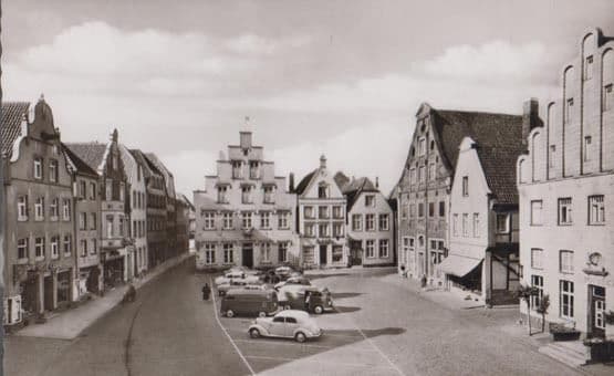 Der Bozner Markt 16 Jahrh Frescomalerei Mittenwald German Real Photo Postcard