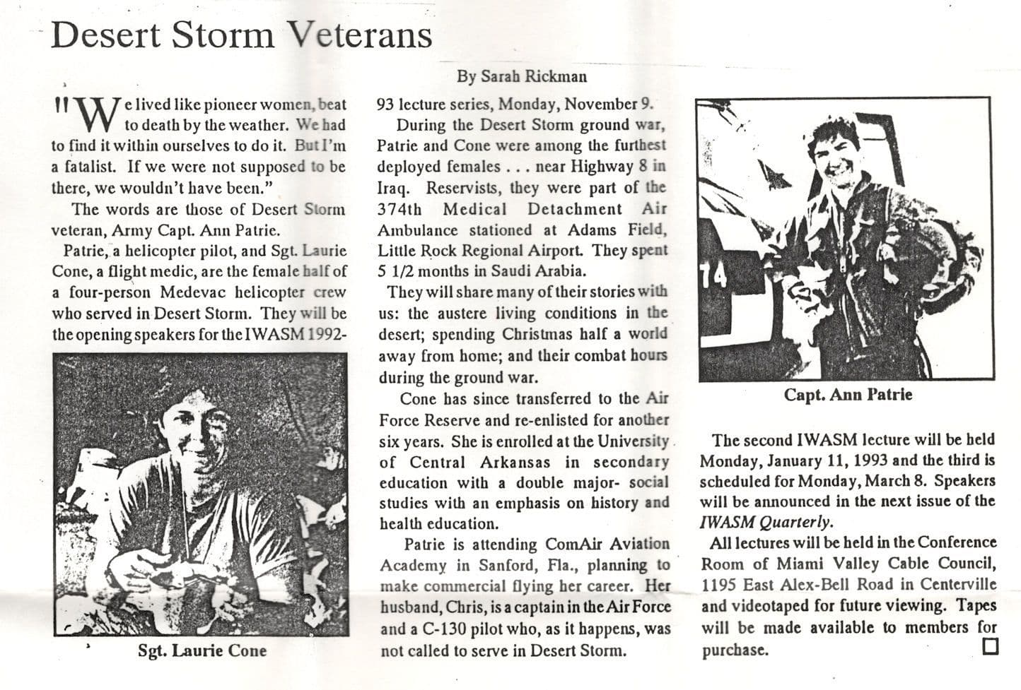 Desert Shield Storm Kuwait War 6x Army Flight Medal Hand Signed FDC
