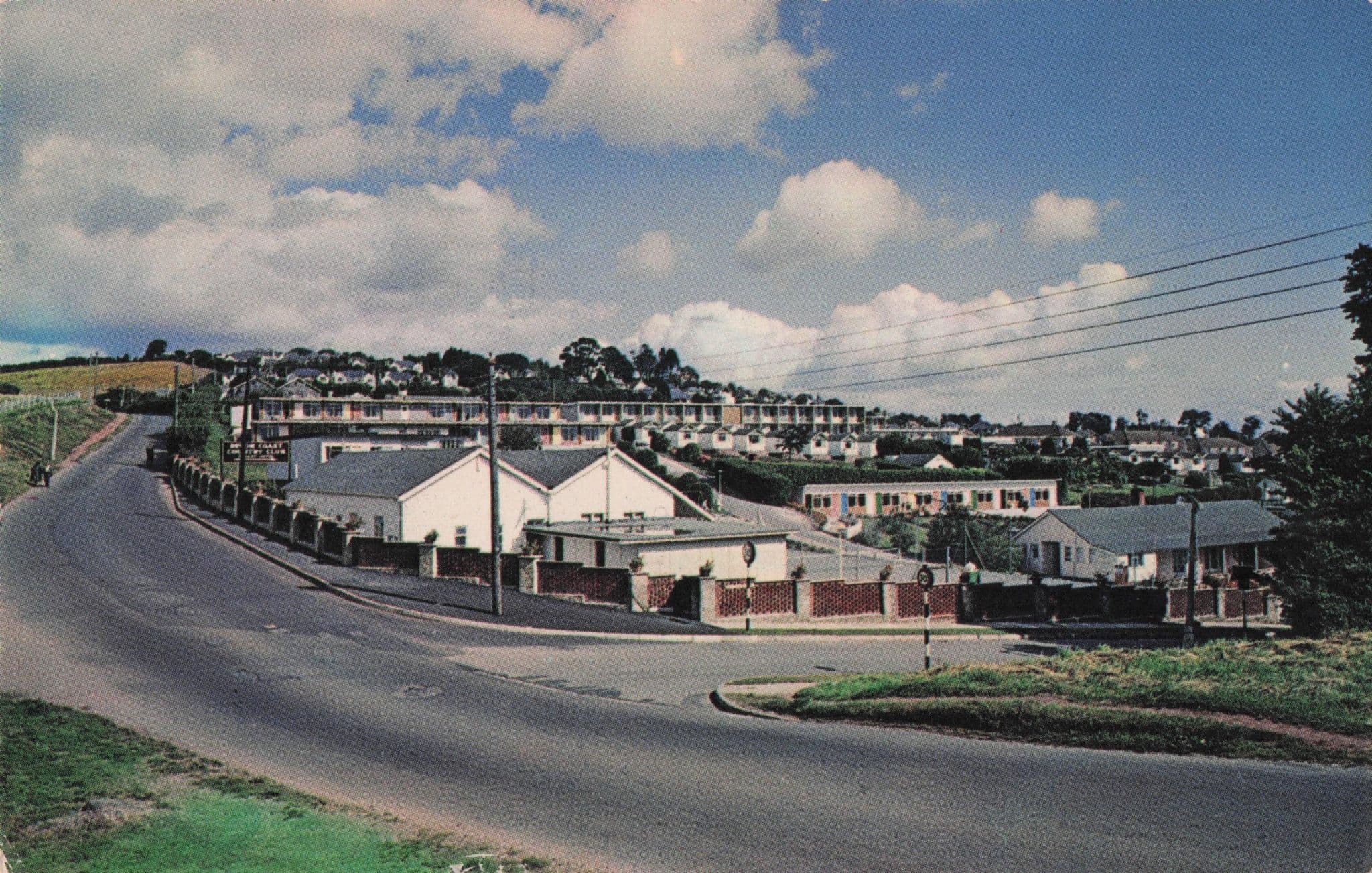 Devon Coast Country Club 1960s Commanding Streets Postcard