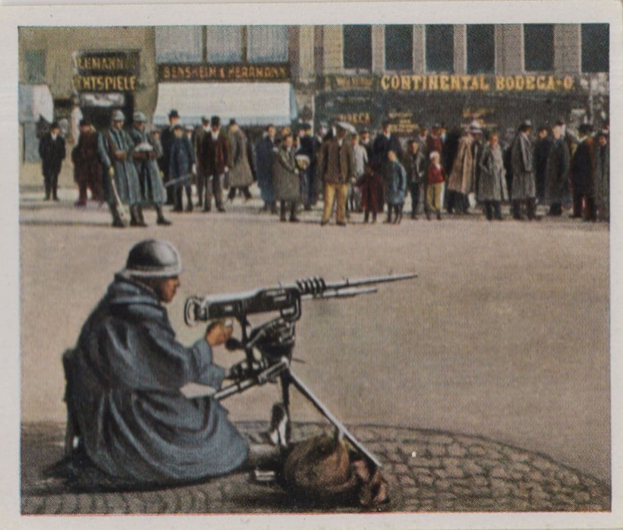 Die French Franzosen Im Maingau Kapp Putsch German Cigarette Card