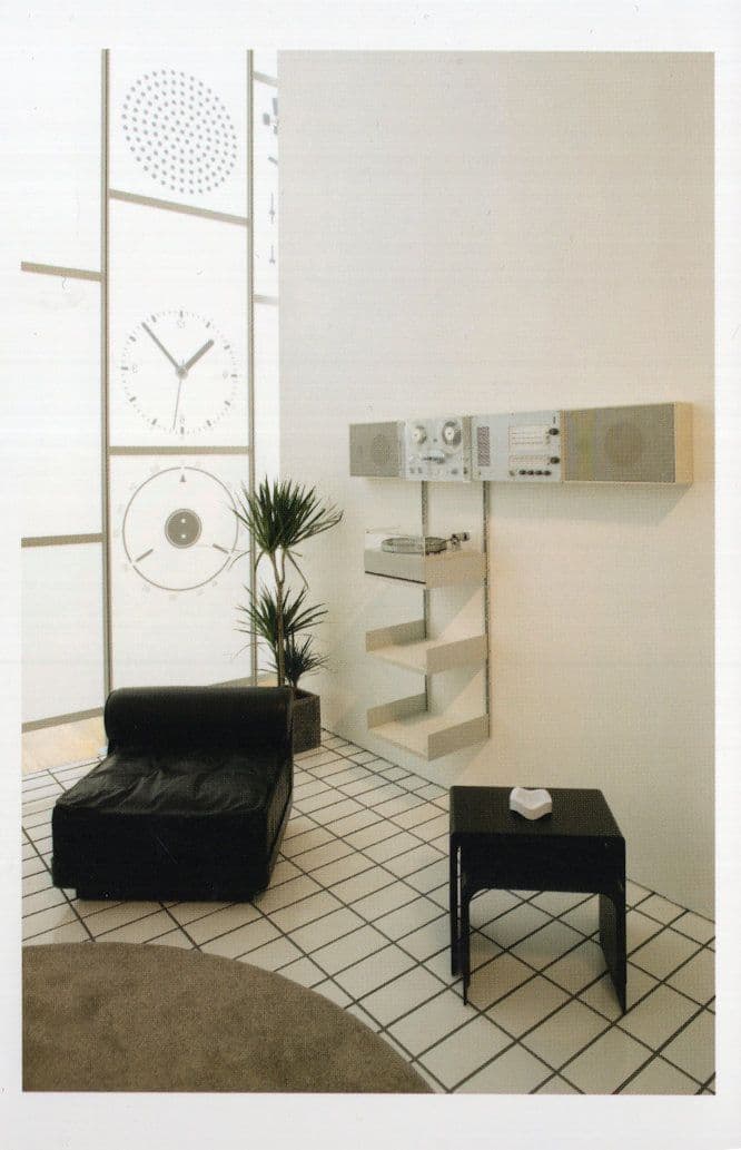 Dieter Rams Braun German Clocks Wall Radio London Exhibition Postcard