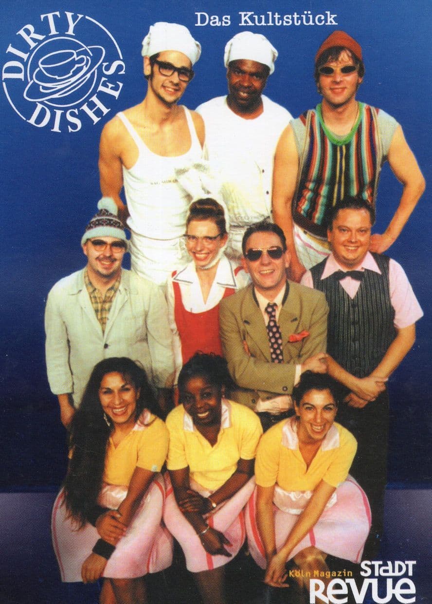 Dirty Dishes German Restaurant Comedy Theatre Show Stuttgart Postcard