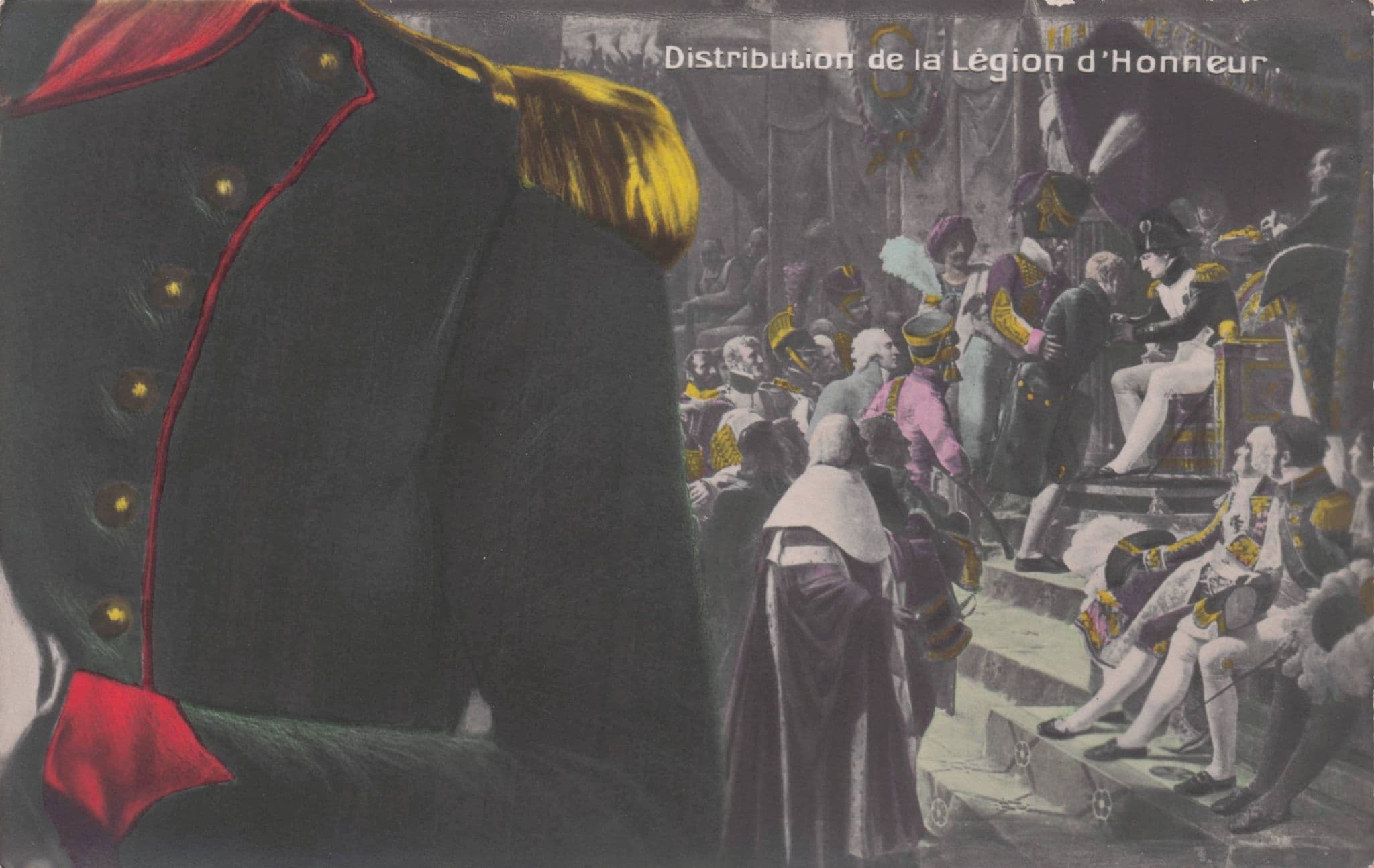 Distribution De Le Legion D'Honneur French Antique Postcard