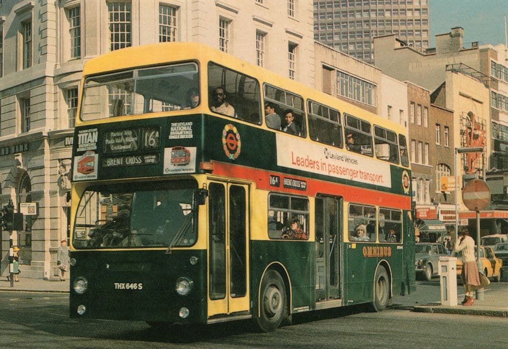 DM Fleetline Bus 150th Anniversary Victorian Painted Transport Postcard