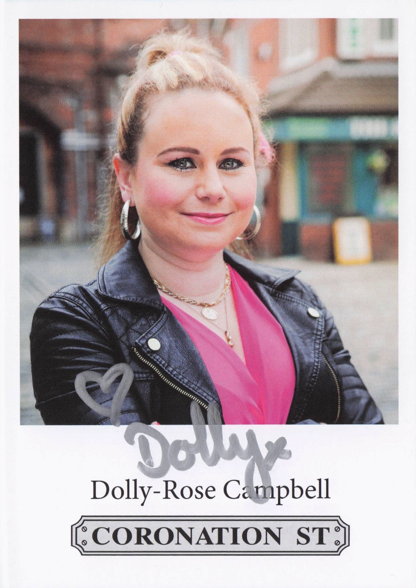 Dolly Rose Campbell Coronation Street Hand Signed Photo & MORE !